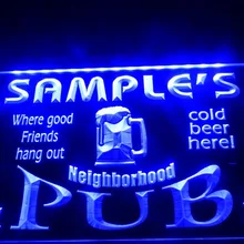 DZ008 русский язык, домашний пивной бар или паб светодиодный неоновый Световой значок