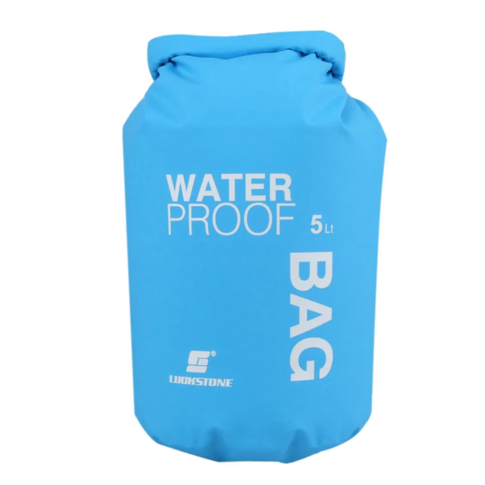 LUCKSTONE 5L Outdoor Waterproof Rafting Bag Camping Travel Bags Storage