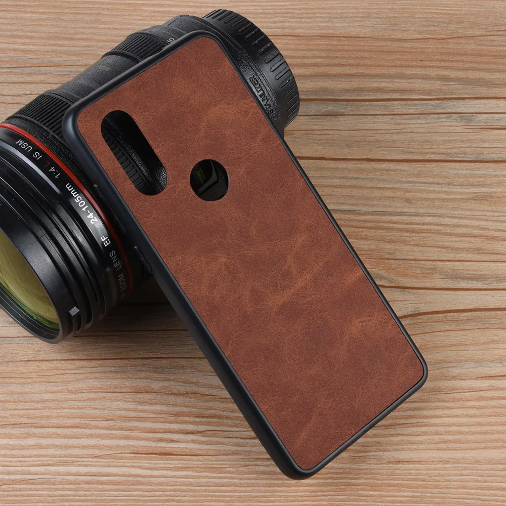 

Fabric Case For Motorola One Vision XT-1970 Case Classic Fabric Bumper Soft Silicone Frame Back Cover For Motorola One Vision