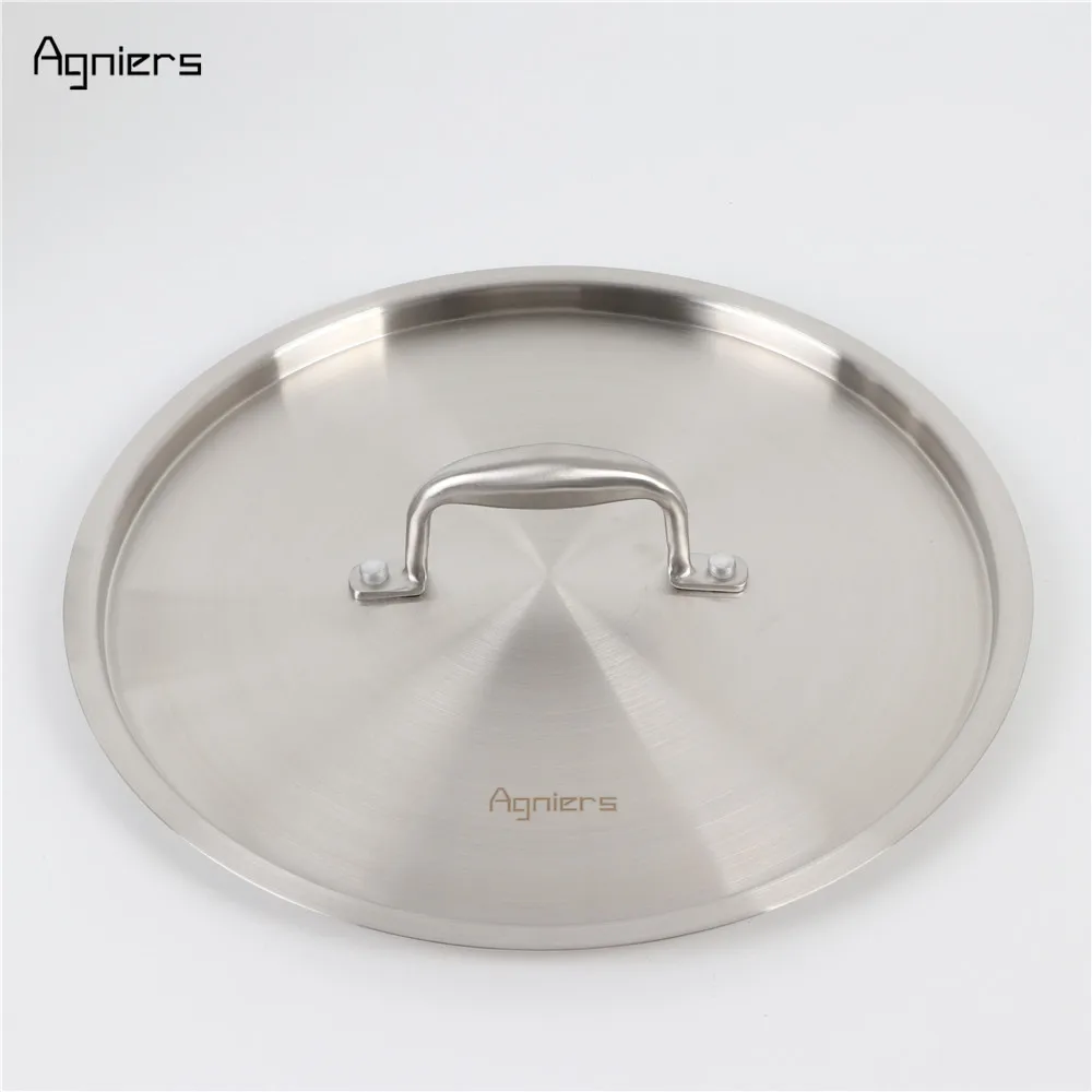 Кастрюля Agniers из нержавеющей стали 8 л 26 см с крышкой стали|pot with lid|stainless steel potstainless