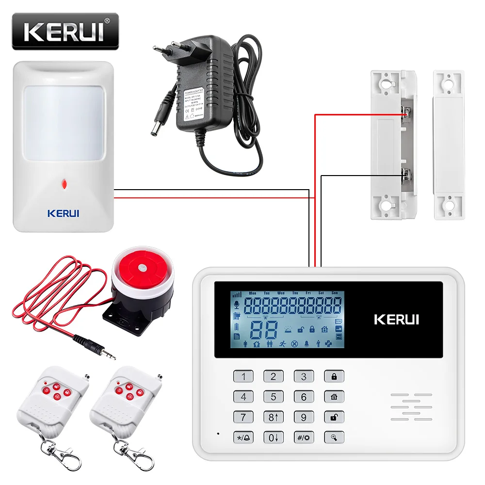 imágenes para Sistema de Alarma GSM Casa de Seguridad del Sistema de Alarma Inalámbrico de Alarma APP de Control LCD Teclado Con Conexión de Cable Detector de Movimiento Sensor de Puerta imágenes para Sistema de Alarma GSM Casa de Seguridad del Sistema de Alarma Inalámbrico de Alarma APP de Control LCD Teclado Con Conexión de Cable Detector de Movimiento Sensor de Puerta