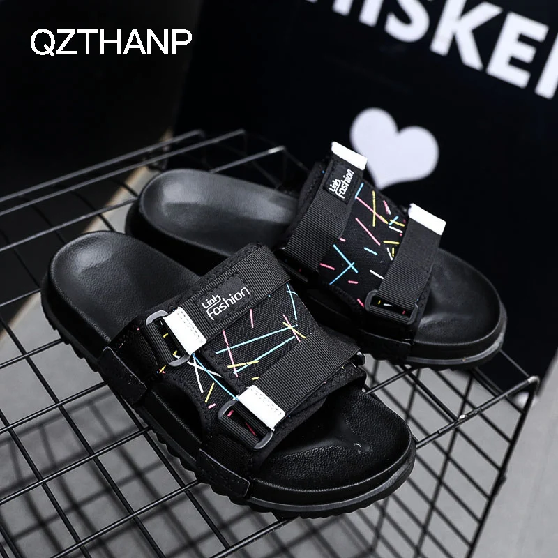 Fashion Summer Slippers Men Casual Sandals Leisure Slides Eva Massage ...