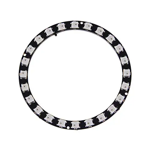 

WS2812B 5050 RGB LED Ring 24Bit RGB LED + Integrated Drivers for Arduino