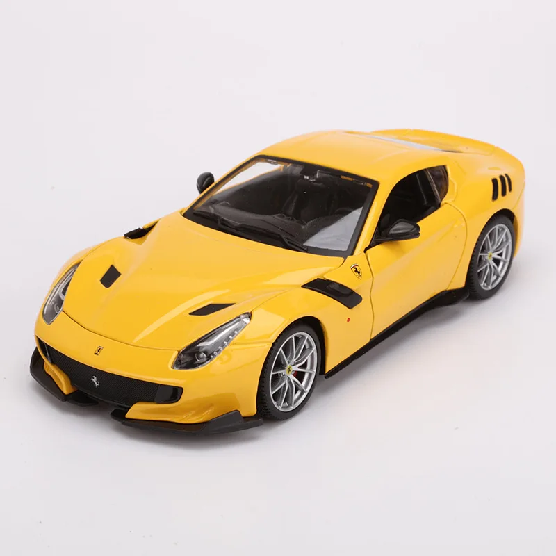 1:24 имитация сплава супер Игрушечная модель автомобиля 24 стиля для Ferrari с управлением на рулевом колесе переднее рулевое колесо игрушечный автомобиль - Цвет: Темно-серый