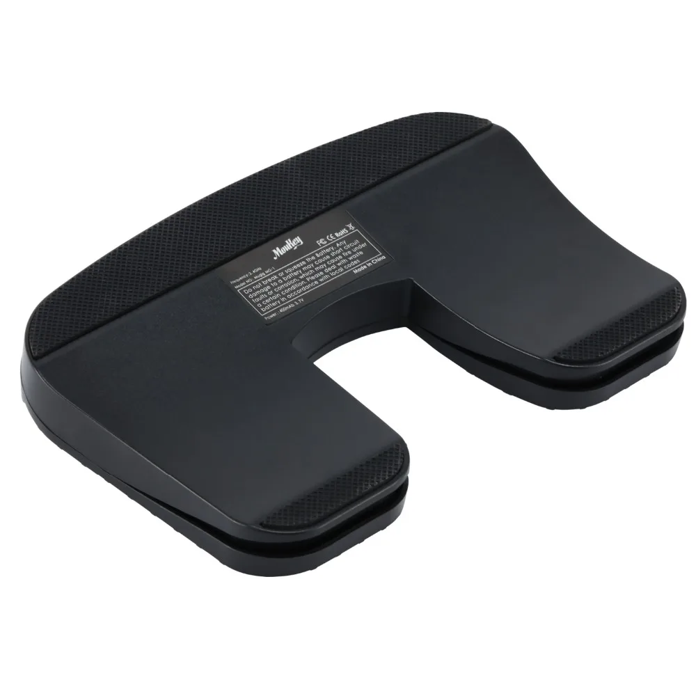 Moukey Wireless Page Turner Pedal for Tablets Ipad Rechargeable Black Moukey Wireless Page Turner Pedal for Tablets Ipad Rechargeable Black