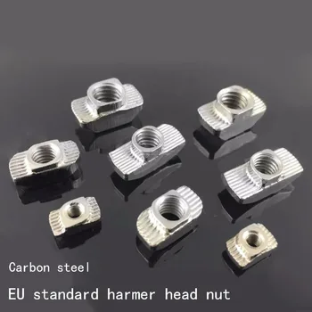 

M3 M4 M5 M6 M8 Harmer head nut T shape 20 30 40 45 section bar proximate matter structural alloy section fastener EU standard
