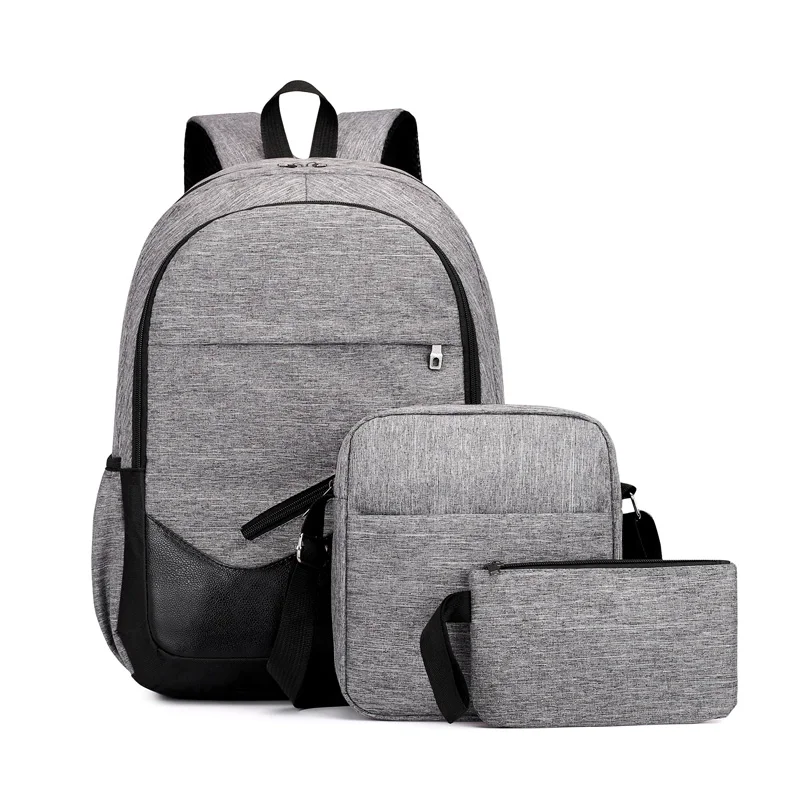 3Pcs/Lot School Backpack For Teenager Fashion School Bag Shoulders Bags Large Capacity Durable Oxford SchoolBag Backpack Mochila