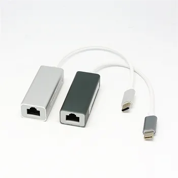 

Type-C Male to RJ45 Ethernet network adapter USB-C Network converter