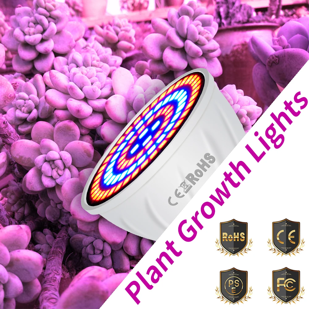 

E27 Grow LED Plant Light 220V GU10 LED Grow Light E14 Indoor LED For Plants MR16 Full Spectrum Phyto Lamp B22 Hydroponics Bulb