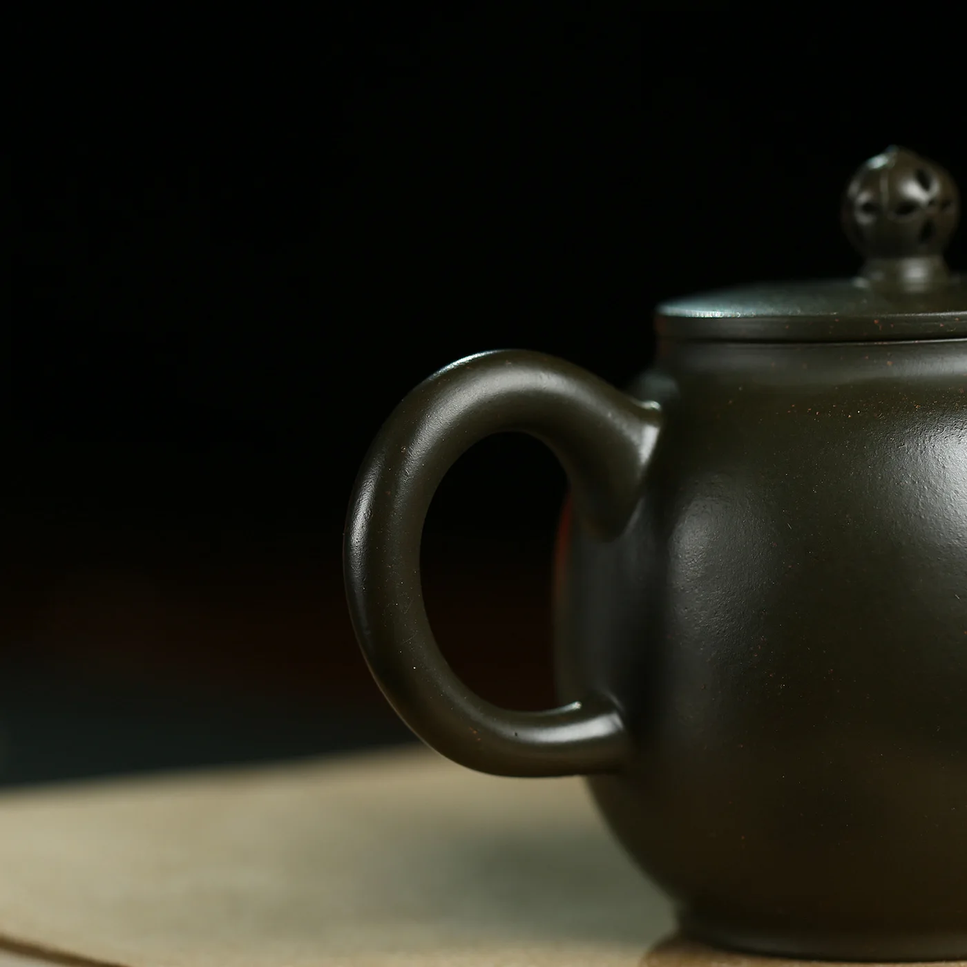 Эмалированный керамический чайник, знаменитый сырой руды лазурной грязи, плоская крышка, чайник "Лотос", чай кунг-фу, есть домашний Настой чайника