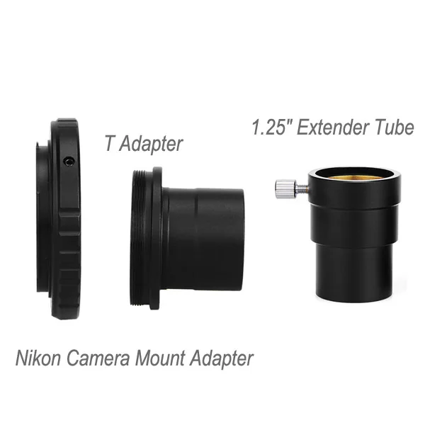 SVBONY 1,2" удлинитель+ M42 Т-образный адаптер+ адаптер для крепления камеры Набор для астрономии монокулярный телескоп фотография F9103A