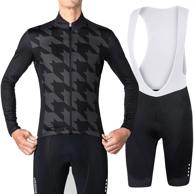 

Bicycle cycling jersey 2018 pro team Spring and autumn long sleeve set mtb jersey men jersey ciclismo bicicleta roupas maillot