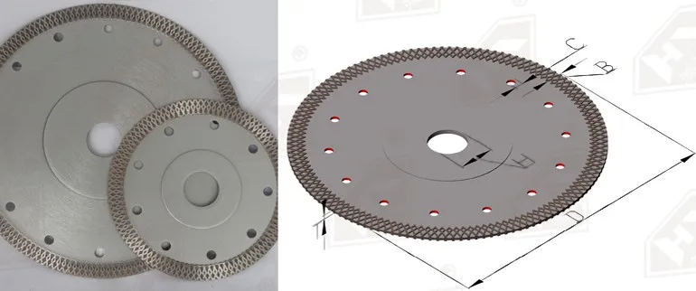 Алмазный отрезной диск 105 мм 115 мм 125 мм 4 1/2"