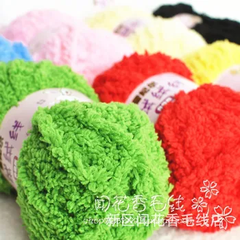 

500g Super Soft Smooth Chunky Crochet Cotton Knitting Wool Yarn Colorful Skein Ball Yarn For DIY Knitting Craft Baby Clothes Hat