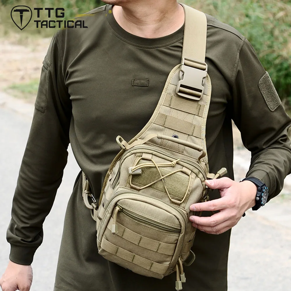 Military Molle Tactical Sling Pack Bag » STRONGER