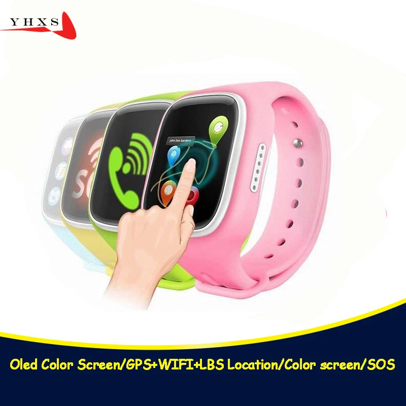 

Waterproof Detachable Smart GPS WIFI Location Touch Screen SOS Call Monitor Pedometer Wristwatch Finder Tracker Watch for Kid