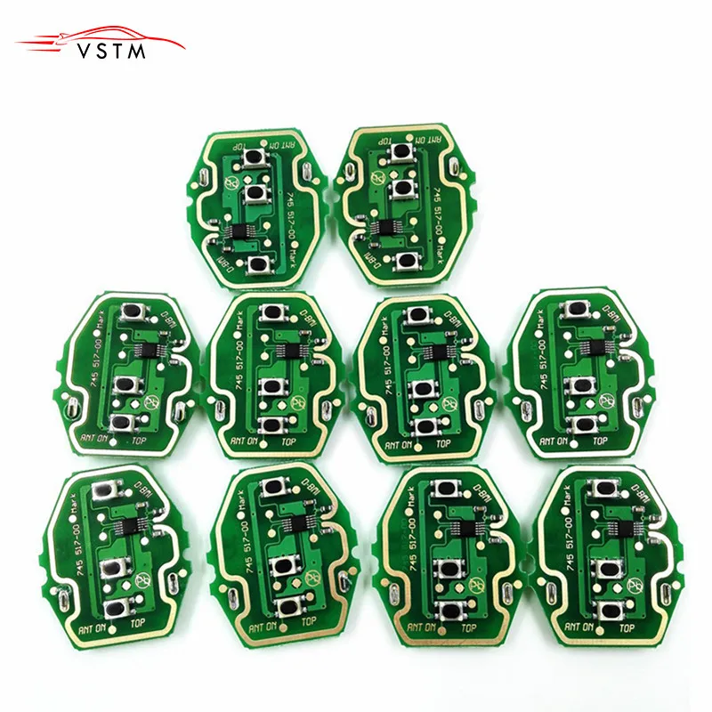 

3pcs/lot New Keyless Entry EWS Remote Control Circuit Board 3 Button 315MHZ/433 for BMW E46 Free Shipping