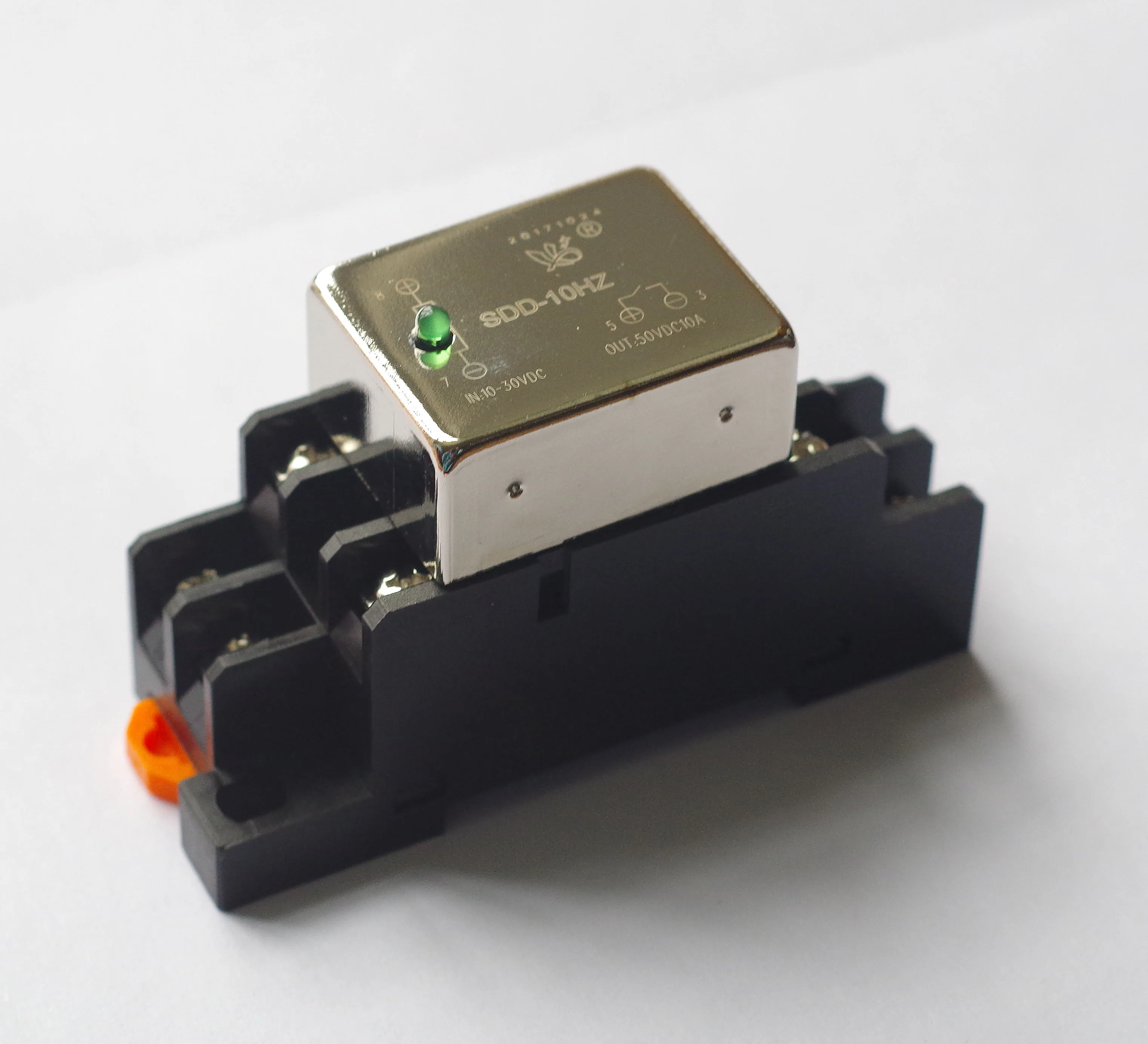 

Subminiature 10A 50VC DC Solid State Relay SDD-10HZ Socket Normally Open Switches SSR Wholesale