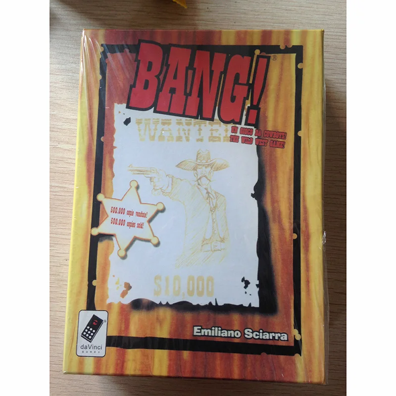 Bang Board Game Paper Card 5 7 Players Game Family Friends Board Game