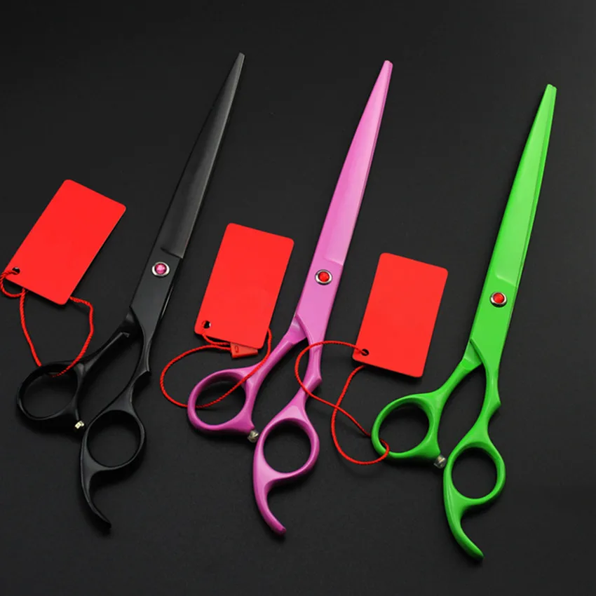 Top grade Japan 440c 8 inch dog grooming hair scissors cat pet shears