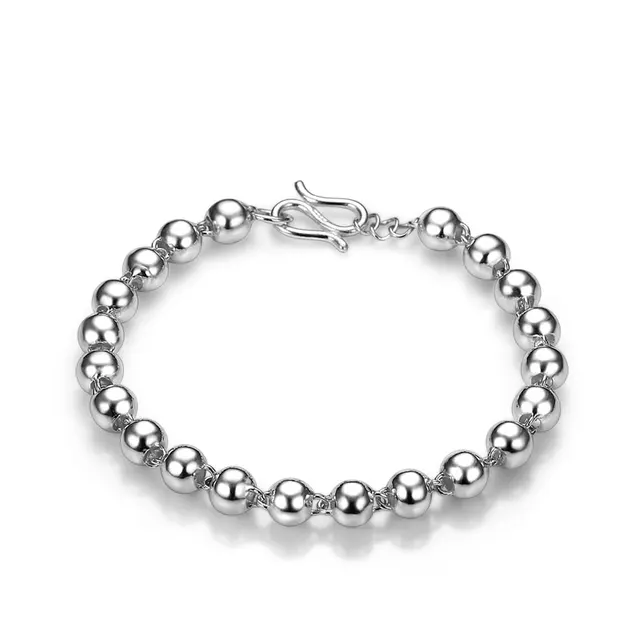 2017 New Full Solid 925 Sterling Silver Bracelet Beads for Women
