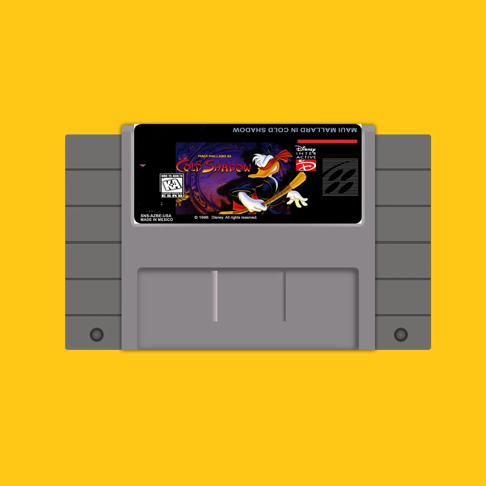 

Maui Mallard in Cold Shadow 16 Bit Game Card For USA NTSC Game Player