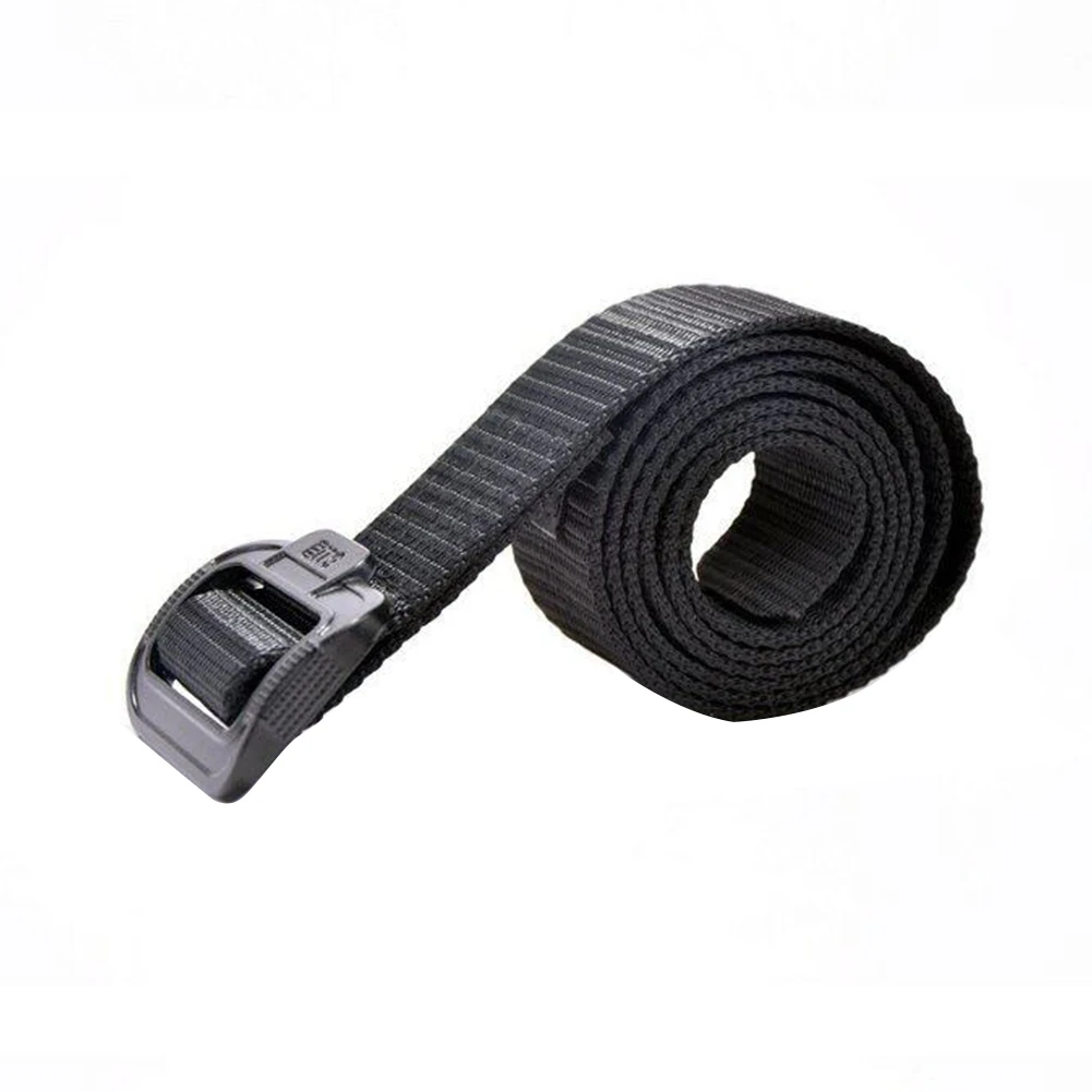 

Men Front Buckle Adjustable Waist Support Casual Flexible Lightweight Nylon Fabric Outdoor Tactical Belt Daily Training Indoor