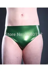 Для мужчин Взрослый резиновые трусы зеленый латекс шорты Sportwear обтягивающие трусики для Для мужчин плюс Размеры Лидер продаж настроить