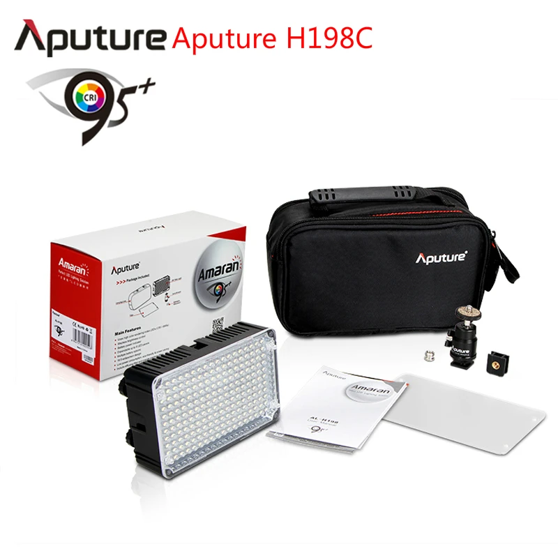 

Aputure Photographic Lighting AL H198C LED Video Light Dimmable for Canon Nikon Pentax DSLR Camera Video Camcorder Camera Light