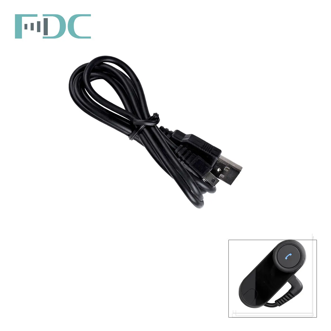 

Free Shipping! Brand FDC Mini USB Charging Cable For T-COM/COLO/O-COM/Kie Bluetooth Intercom