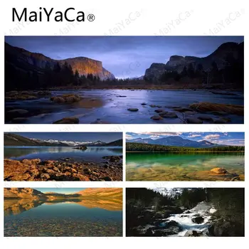 

MaiYaCa In Stocked Mountains River DIY Design Pattern Game Lockedge mousepad Size for 300*800*2mm and 300*900*2mm Game Mousepad