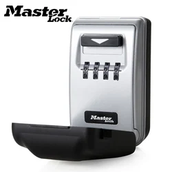 Key Safe Box Combination Light Up Dial Wall Mount Lock Box Password Lock Outdoor Storagebox Home Office Company Security Safes