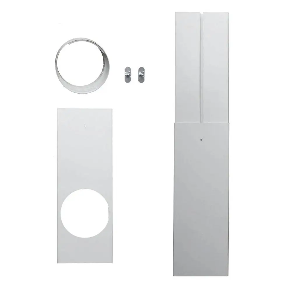 

Three-section Window Kit Plate Mobile Air Conditioning Exhaust Pipe Fittings Exhaust Fume Pipe Baffle Window Adaptor New