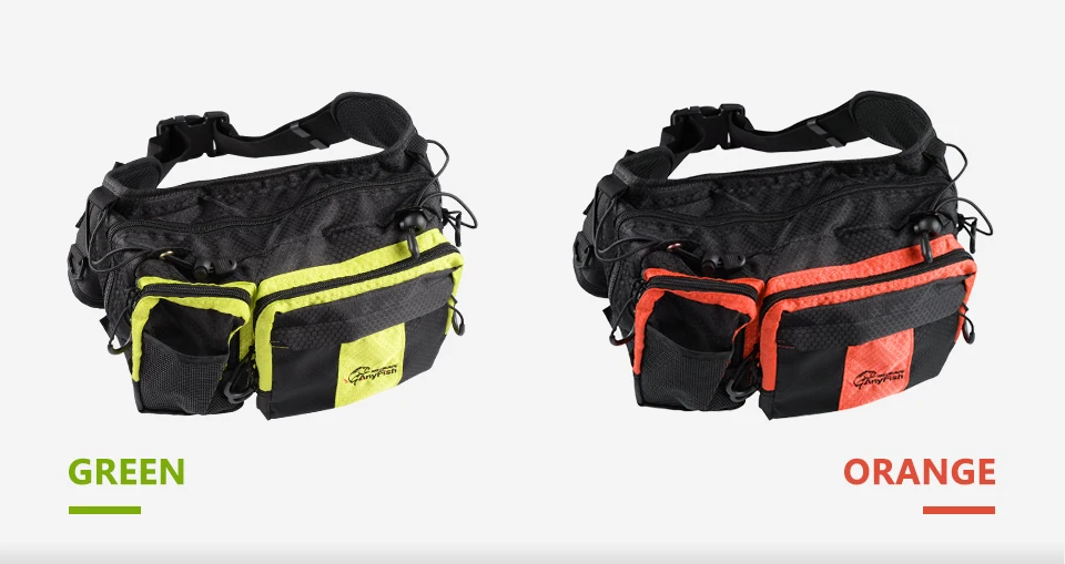 Bolsa de Isca de Pesca Bolsa de Pesca Bolsas para Acessório Ferramenta de Pesca Bolsa Peche Anyfish Grande Capacidade Multifuncional Carretel Enfrentar 3 Cheap Bolsas de pesca