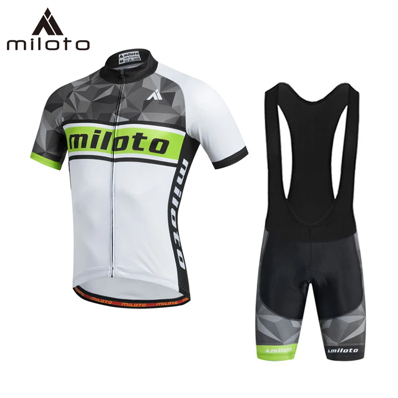 

MILOTO Men Cycling Jersey set 2019 ropa ciclismo hombre MTB Maillot Cycling/Summer Road Bike Wear Clothes Cycling clothing