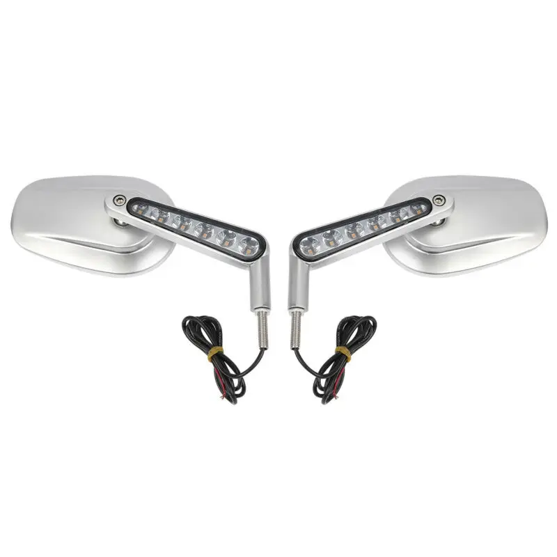  For Harley 09-17 V-ROD VRSCF Motorcycle LED Front Turn Signals Rear View Rearview Side Mirrors 2009 - 32982073840