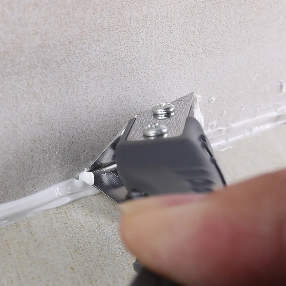 

Hot Sale Window Squeegees Silicone Sealant Spreader Spatula Metal Scraper Cement Caulk Removal Tool Removal Hand Tools