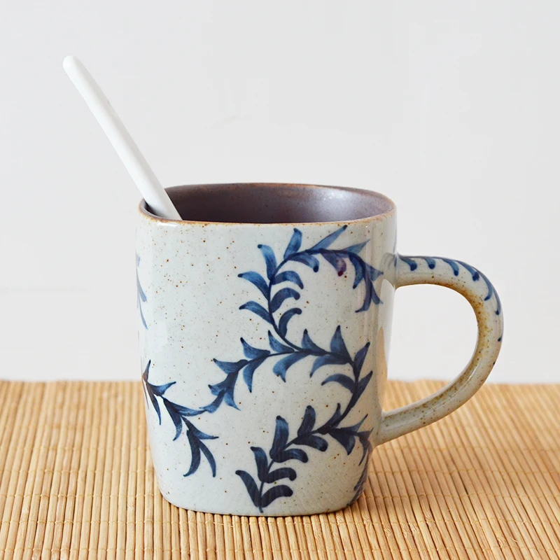 2018 330ml Retro Japanese style ceramic mugs Creative Large capacity