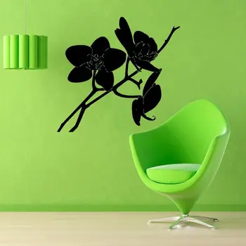 

Wall Decals Orchid Flower Floral Design Vinyl Sticker Murals Wall Decor