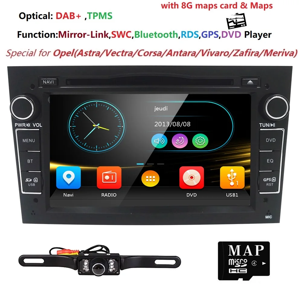 

7inch AutoRadio 2din Car dvd Player GPS For opel vectra c b Vivaro zafira b corsa c d astra H Meriva Antara Navigation head unit