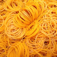 200pcs High Quality Yellow Elastic Rubber Band 20-40 mm For School Office Home Industrial Rubber Band Stationery Packaging Tape