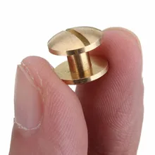 Solid Brass Arc Button Stud Screw Nail Rivet Screw Back Belt for Sewing Handmade DIY Leather Accessories Material 4 8 10 12 15mm
