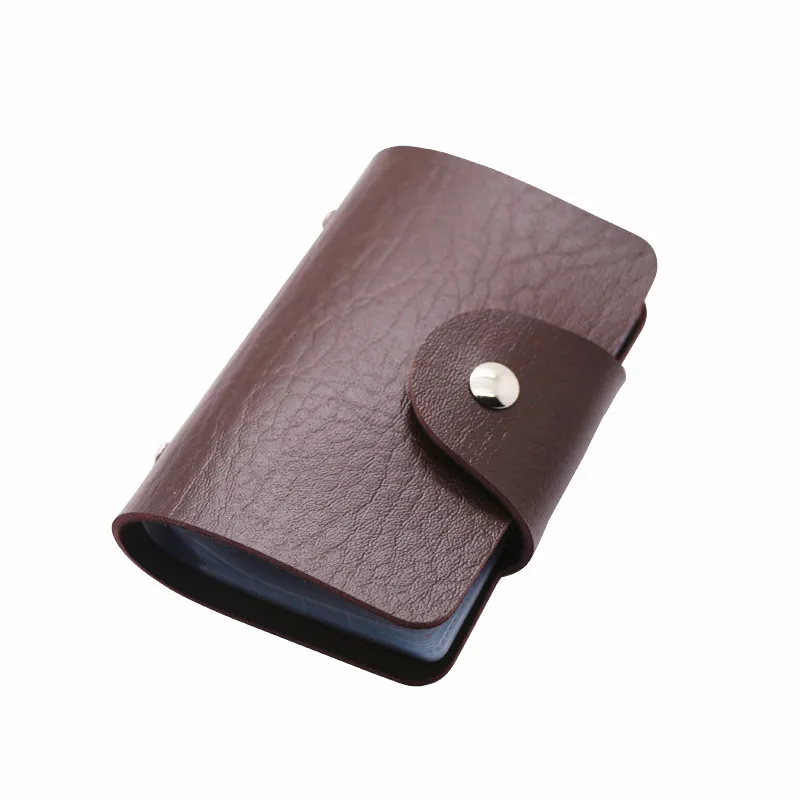 24 Card Slots Double Sided Plastic Card Holder Small Size