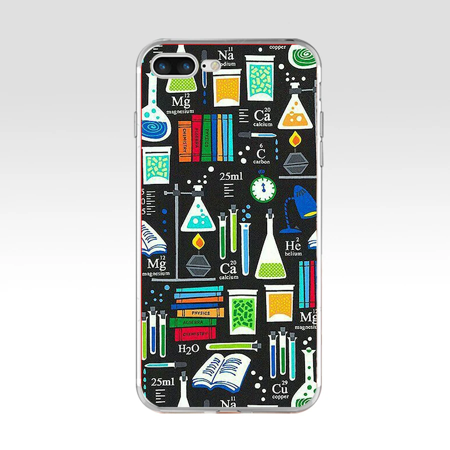 245H Биология и химия Мягкий ТПУ силиконовый чехол для Apple iPhone 6 6s 7 8 plus чехол - Цвет: 17