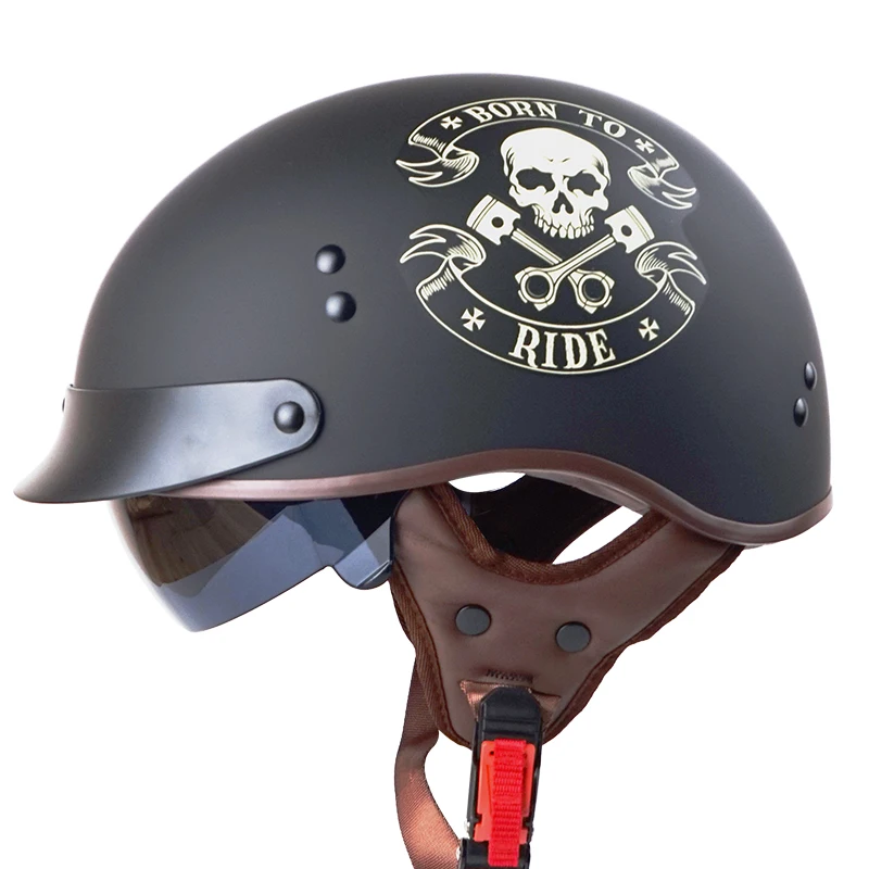Hot sale TORC T55 vintage half face motorcycle helmet vespa retro open face bicycle helmets DOT