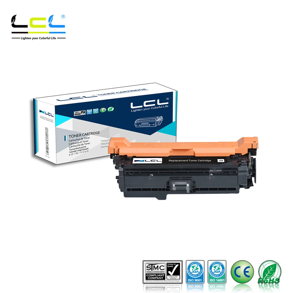 Lcl ce250x CE250A 504x 504a CE 250x504 250x (1-(черный) тонер-картридж для HP Цвет LaserJet CP3525/CM3530 |