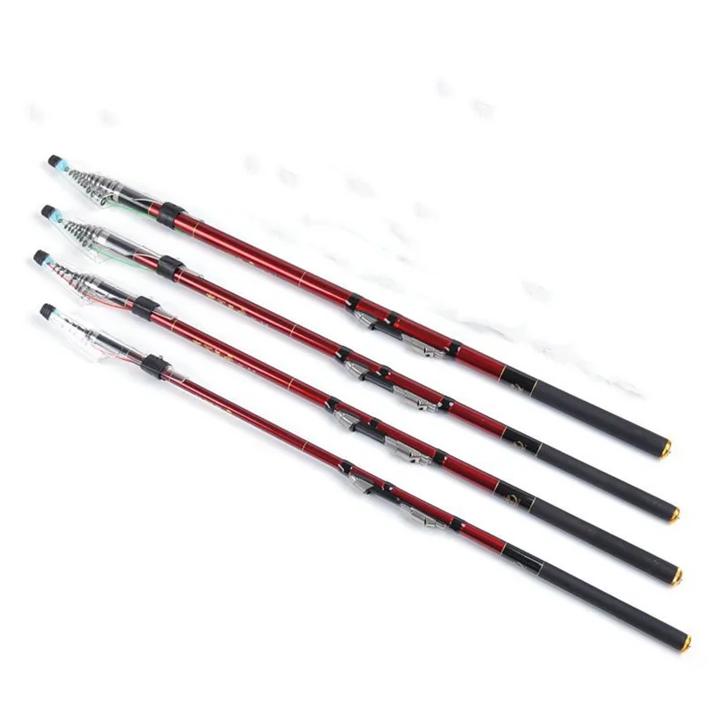 Hand Sea Rock Saltwater Fishing Rod Spinning Telescopic Fishing Pole Carp Fishing Spinning Rod pesca 2.7/3.6/2.7/4.5/5.4m