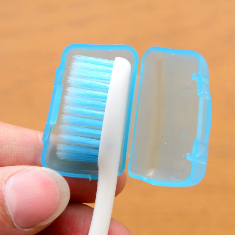 

Toothbrush Cover Travel Portable 5Pcs Toothbrushes Head Cover Holder Hiking Camping Brush Cap Case Storage Boxes Random Colors