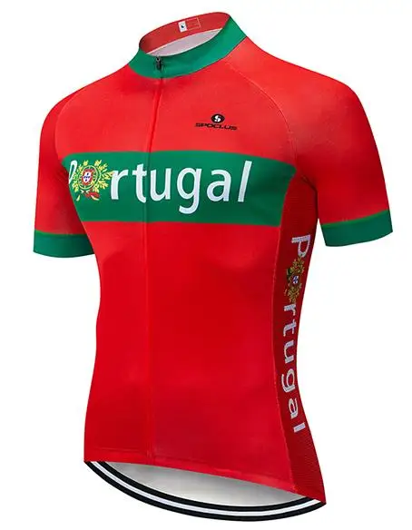 Португалия Велоспорт Джерси Летние гонки велосипедная одежда Ropa Ciclismo короткий рукав MTB велосипед Джерси рубашка Майо Ciclismo - Цвет: jersey only