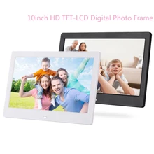 10 дюймов HD TFT-LCD цифровая фоторамка 1024*600 электронный альбом для фотографий часы Музыка MP3 MP4 видеоплеер для детского подарка